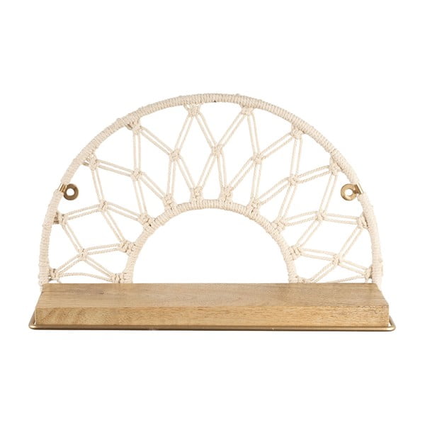 Lentynos iš medžio masyvo Macrame - Sema