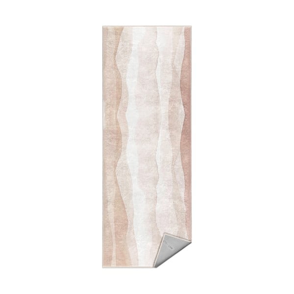 Skalbiamas kreminės spalvos kilimas 60x230 cm Komodo Beach – Mila Home