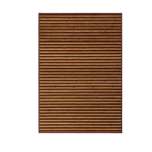 Iš bambukinė kilimas garstyčių spalvos/rudos spalvos 140x200 cm – Casa Selección
