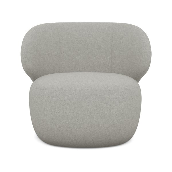 Šviesiai pilkos spalvos krėslas Kama – Makamii-image-1