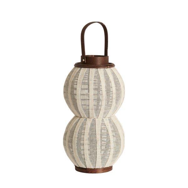 Iš medžio/iš tekstilės žibintas (aukštis 48 cm) Arbore – Light & Living