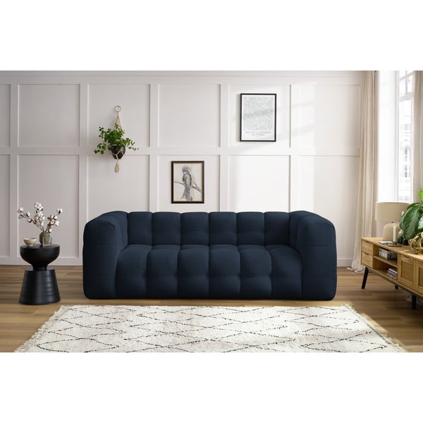 Tamsiai mėlyna sofa 232 cm Cloud - Bobochic Paris-image-1
