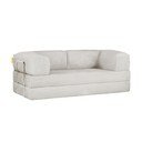 Smėlio spalvos sulankstoma sofa iš boucle 180 cm Bloom – TemaHome