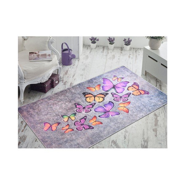 Patvarus kilimas Vitaus Butterfly Madness, 80 x 150 cm