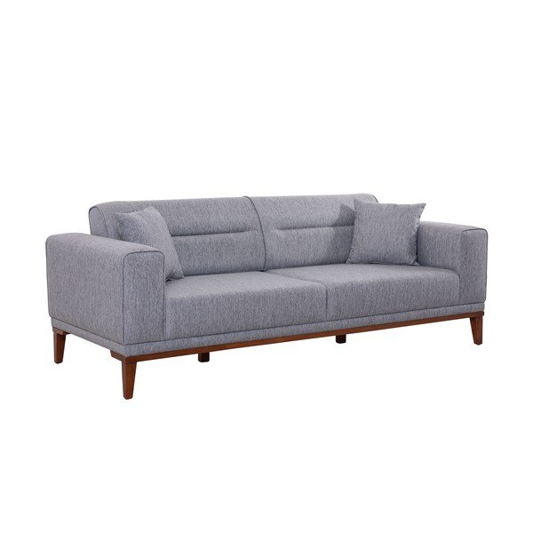 Sulankstoma sofa pilkos spalvos 223 cm Liones – Artie-image-2