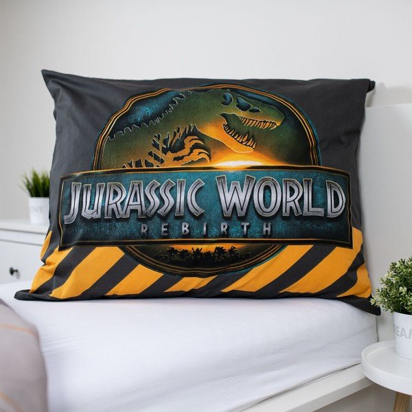 Iš medvilnės viengulė vaikiška patalynė 140x200 cm Jurassic World "T-Rex" – Jerry Fabrics-image-2