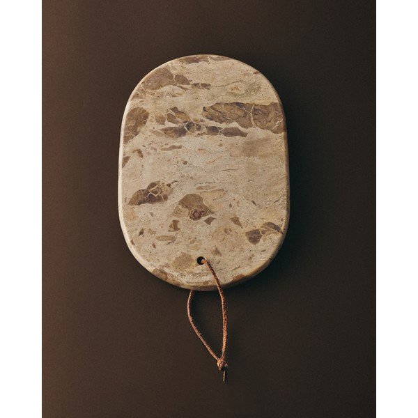 Iš marmuro dekoratyvinis padėklas 20x30 cm Orlina – Kave Home-image-1
