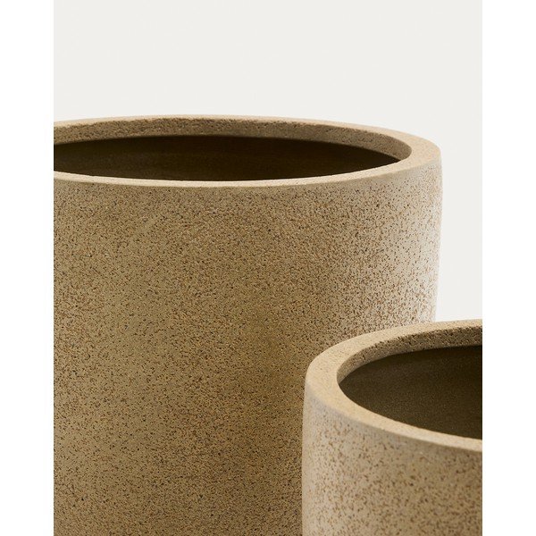 Iš cemento gėlių vazonų dangteliai 2 vnt. ø 44 cm Selvi – Kave Home-image-4