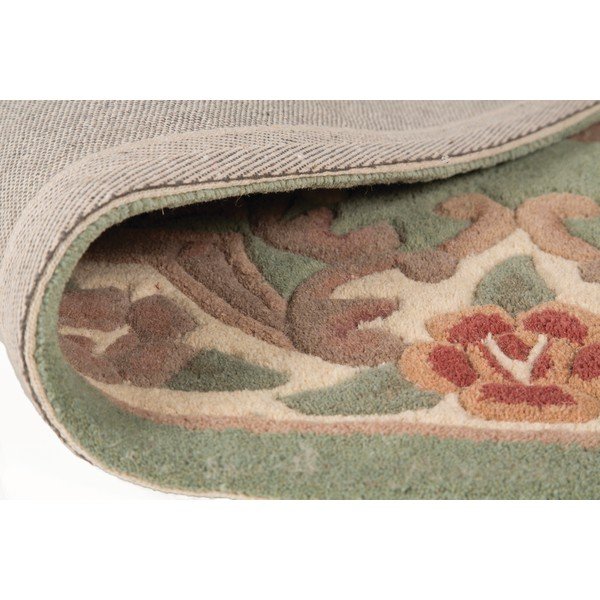 Žalias vilnonis kilimas Flair Rugs Aubusson, 67 x 127 cm-image-3
