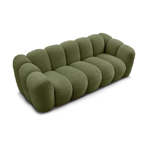 Žalios spalvos iš boucle sofa 232 cm Hippolyte – Bobochic Paris-image-4