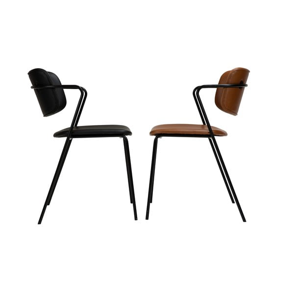 Ruda dirbtinės odos kėdė DAN-FORM Denmark Zed-image-4