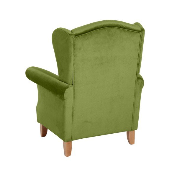 Žalias aksominis krėslas Max Winzer Verita Velvet-image-3