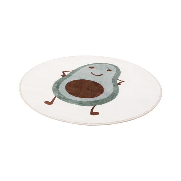 Mėtų spalvos/dramblio kaulo spalvos vaikiškas kilimas ø100 cm Avocado Mint – FD-image-4