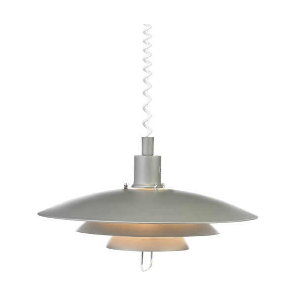 Pilkas pakabinamas šviestuvas Markslöjd Kikrenes, ø 48 cm