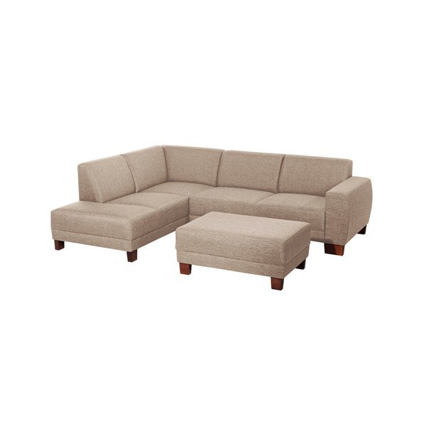 Smėlio spalvos "Max Winzer Blackpool" kampinė sofa, kairysis kampas-image-1