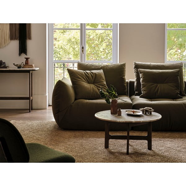 Kampinė sofa tamsiai mėlynos spalvos (su kairiuoju kampu/„L“ formos) Bloom – Micadoni Home-image-1