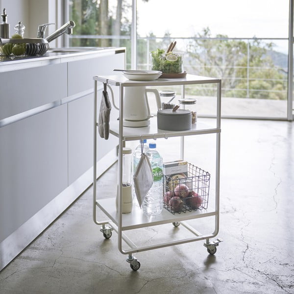 Vežimėlis iš metalo 38x49.5 cm Tower – YAMAZAKI-image-1