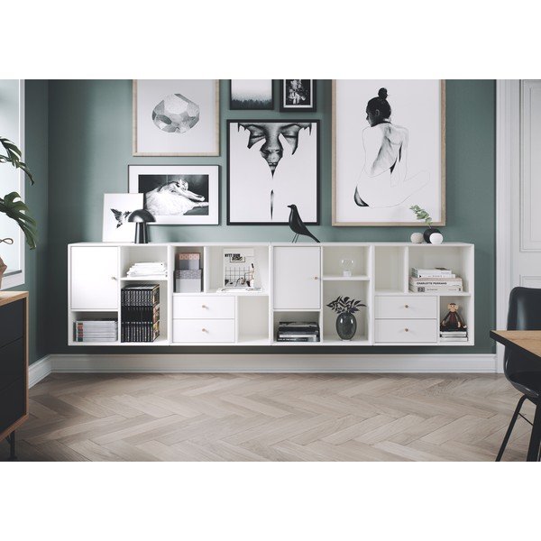 Baltos spalvos modulinė lentynų sistema 43x33 cm Z Cube - Tenzo-image-1