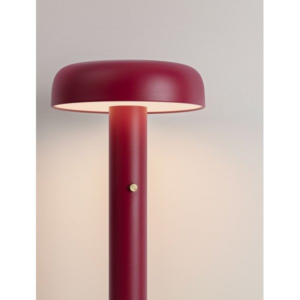 Bordo spalvos iš metalo pastatomas šviestuvas LED su pritemdymo funkcija (aukštis 142 cm) Noelia – Nova Luce-image-1