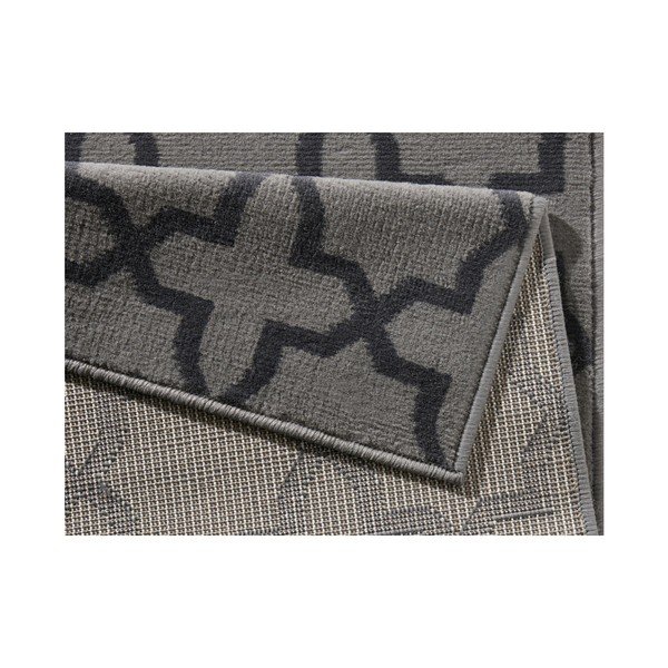 Pilkas kiliminis takelis 350x80 cm Glam - Hanse Home-image-3