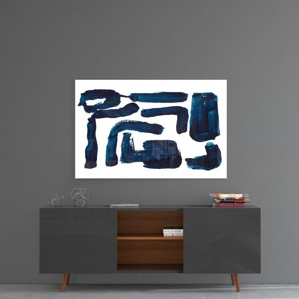 Paveikslas ant stiklo Insigne Abstract Lines, 110 x 70 cm-image-1