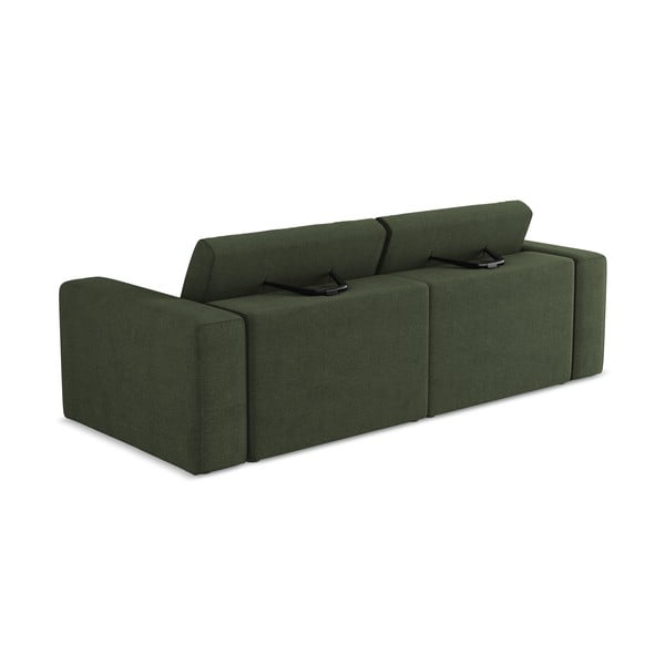 Žalios spalvos sofa 224 cm Kalea – Makamii-image-3