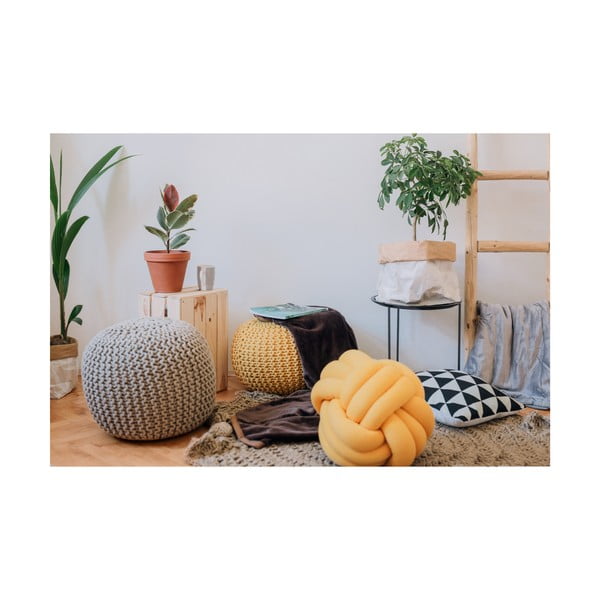 Tamsiai pilkas pufas Bonami Essentials Jagger-image-3