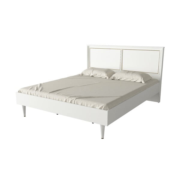 Balta dvigulė lova 160x200 cm Ravenna - Kalune Design
