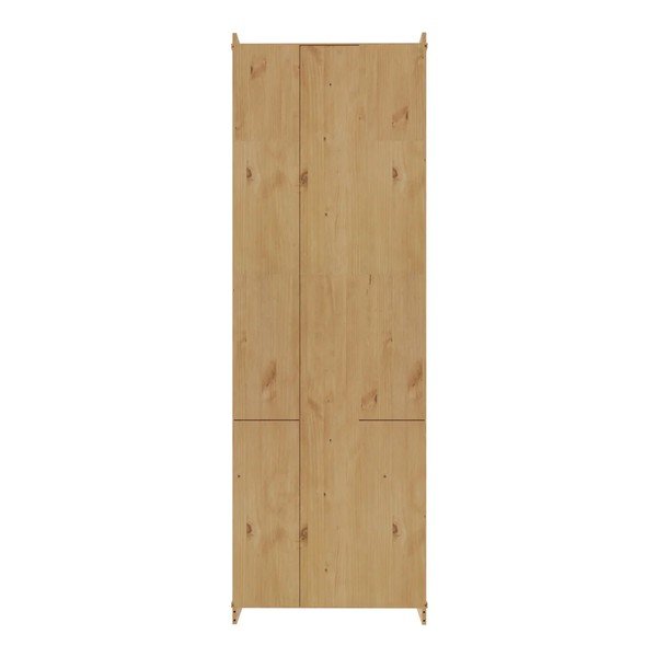 Šviesios natūralios spalvos iš pušies masyvo vitrina 74x223x37 cm Anita – Støraa-image-4