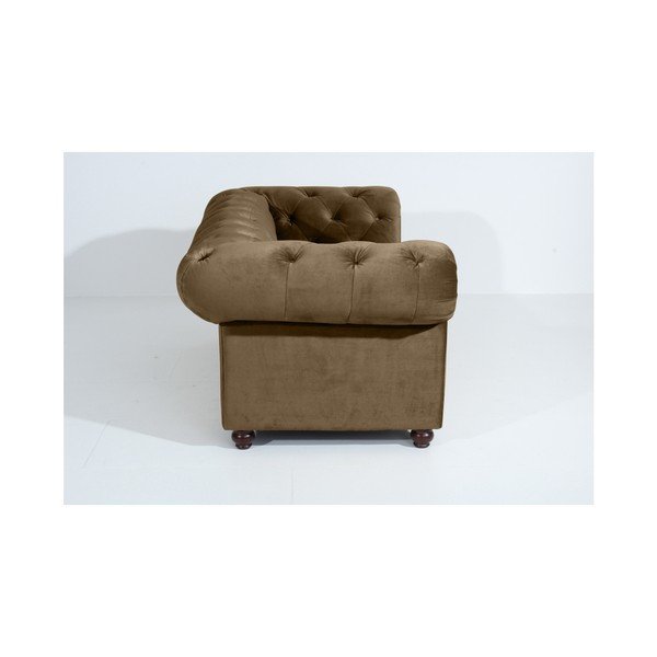 Smėlio rudos spalvos sofa "Max Winzer Orleans Velvet", 196 cm-image-2