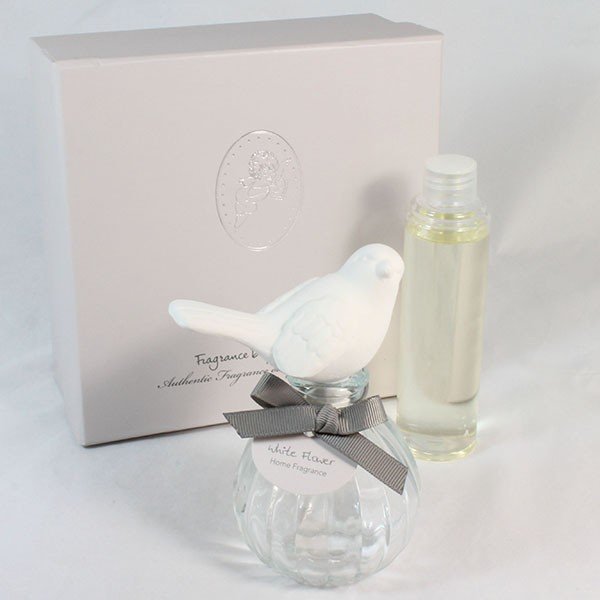 Parfumuotas molio paukštis 100 ml - baltos gėlės-image-1