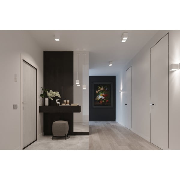 Baltos spalvos sieninė lempa Geo – Sollux-image-4