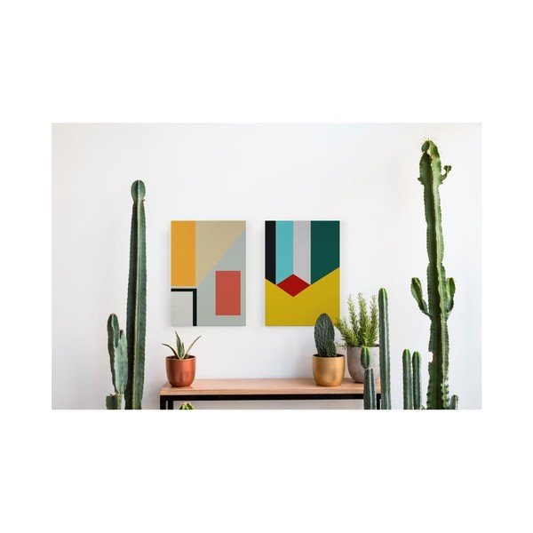 Paveikslas ant drobės Really Nice Things Geometric Perspective, 50 x 70 cm-image-1