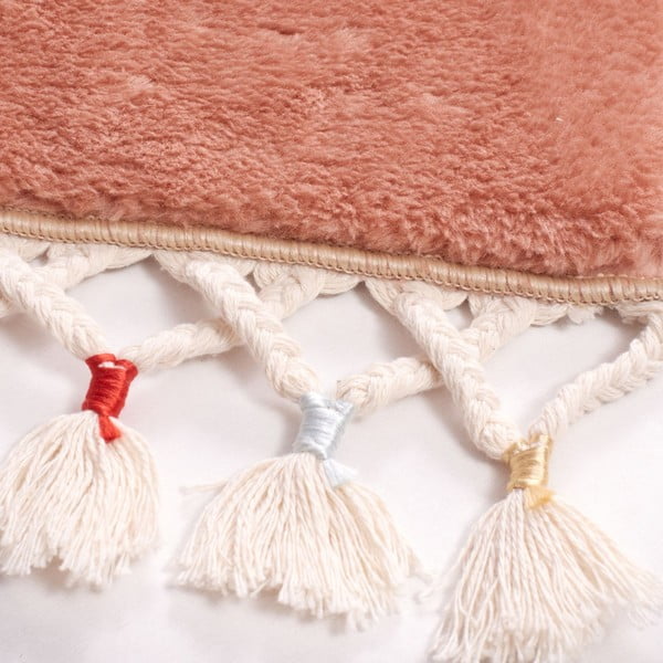 Rudos spalvos vonios kilimėlis 50x75 cm Tuft – Foutastic-image-4