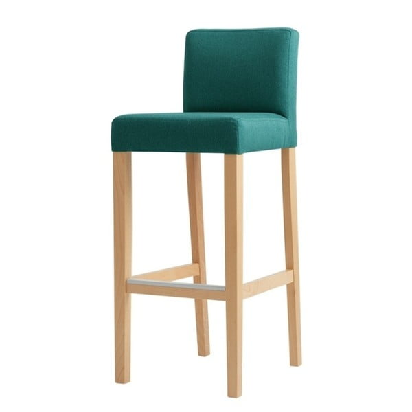 Turkio spalvos baro kėdė su natūraliomis kojomis Individualizuotos formos Wilton