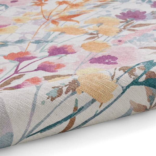 Skalbiamas kilimas geltonos spalvos 152x230 cm Country Floral – Catherine Lansfield-image-3