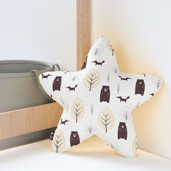 Kūdikio pagalvė Magic - Yellow Tipi-image-1