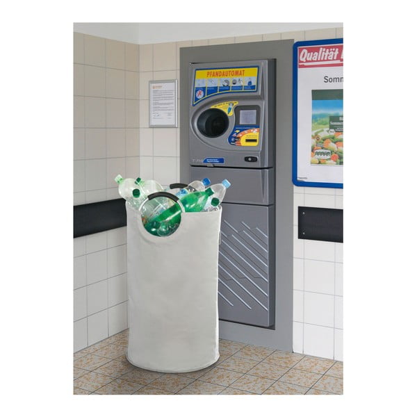 Iš tekstilės šiukšliadėžė baltos spalvos rūšiavimui 69 l Jumbo – Wenko-image-1