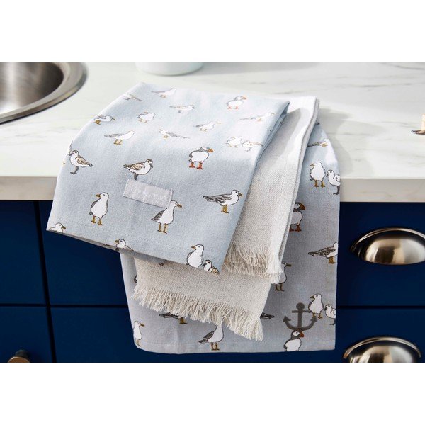 Virtuvės rankšluosčiai 3 vnt. 45x65 cm Costal Birds – Cooksmart ®-image-2
