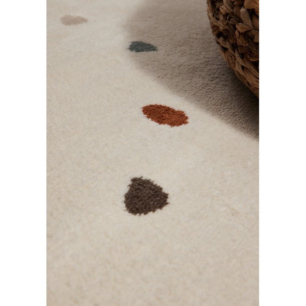 Kreminės spalvos vaikiškas kilimas 200x290 cm Funny Dots – Hanse Home-image-3