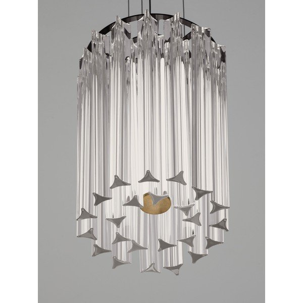 Žalvario spalvos iš plieno kabantis šviestuvas LED su pritemdymo funkcija ø 22 cm Nol – Nova Luce-image-2