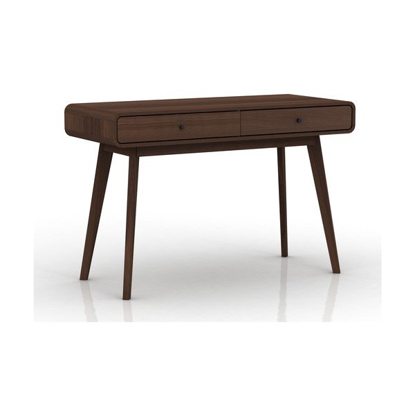 Rašomasis stalas iš riešutmedžio 50x120 cm Cassie – Støraa-image-1