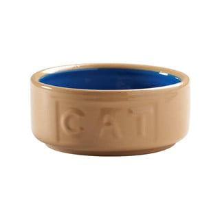 Akmens masės dubenėlis katėms Mason Cash Blue Cane, ø 13 cm