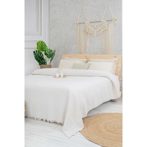 Kreminės spalvos lovatiesė 240x220 cm Marla  – Mijolnir