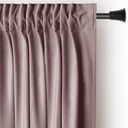Šviesiai rudos spalvos iš velveto pritemdymas (dalinis užtemimas) užuolaida 140x270 cm Pleat – Restilo