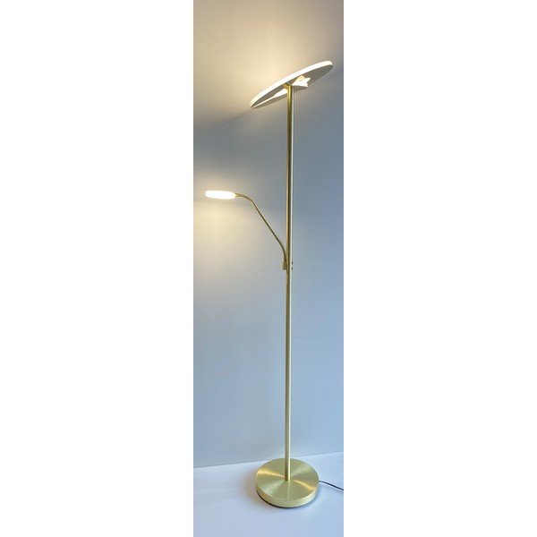 Pastatomas šviestuvas auksinės spalvos LED su pritemdymo funkcija (aukštis 180 cm) Dent – Fischer & Honsel-image-1
