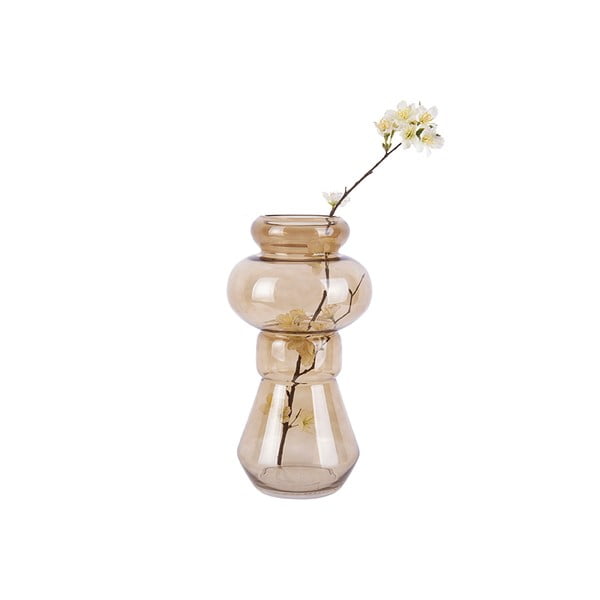 Rudos spalvos stiklo vaza PT LIVING Morgana, aukštis 35 cm-image-2