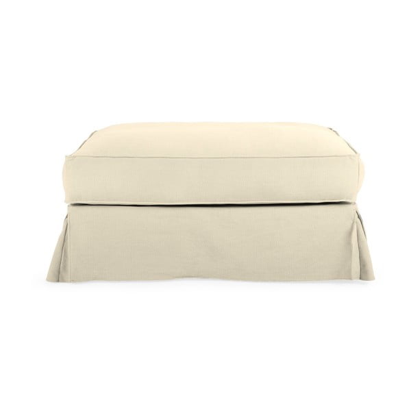 "Scandic Calgary Beige Ottoman-image-1