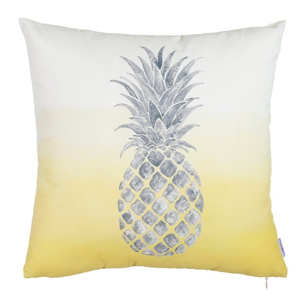 "Pillowcase Mike & Co. NEW YORK Pineapple Graphique, 43 x 43 cm
