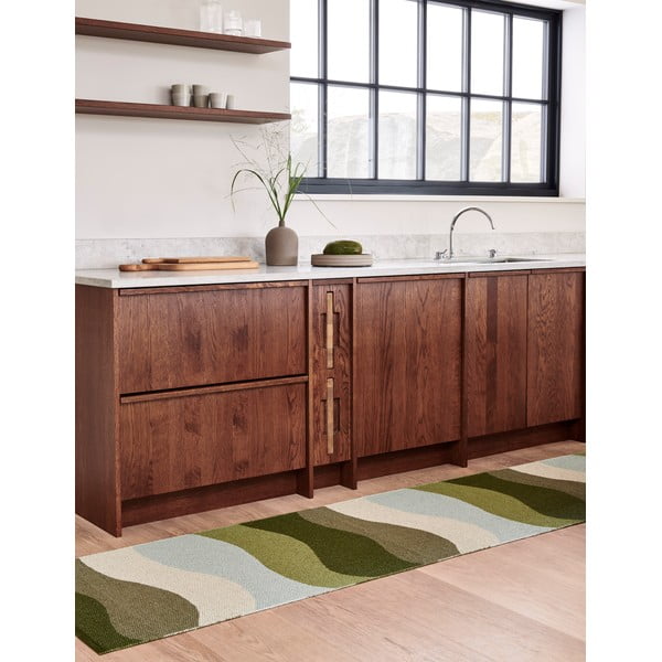 Žalios spalvos lauko kilimas 70x200 cm Urvi Woods – Pappelina-image-3